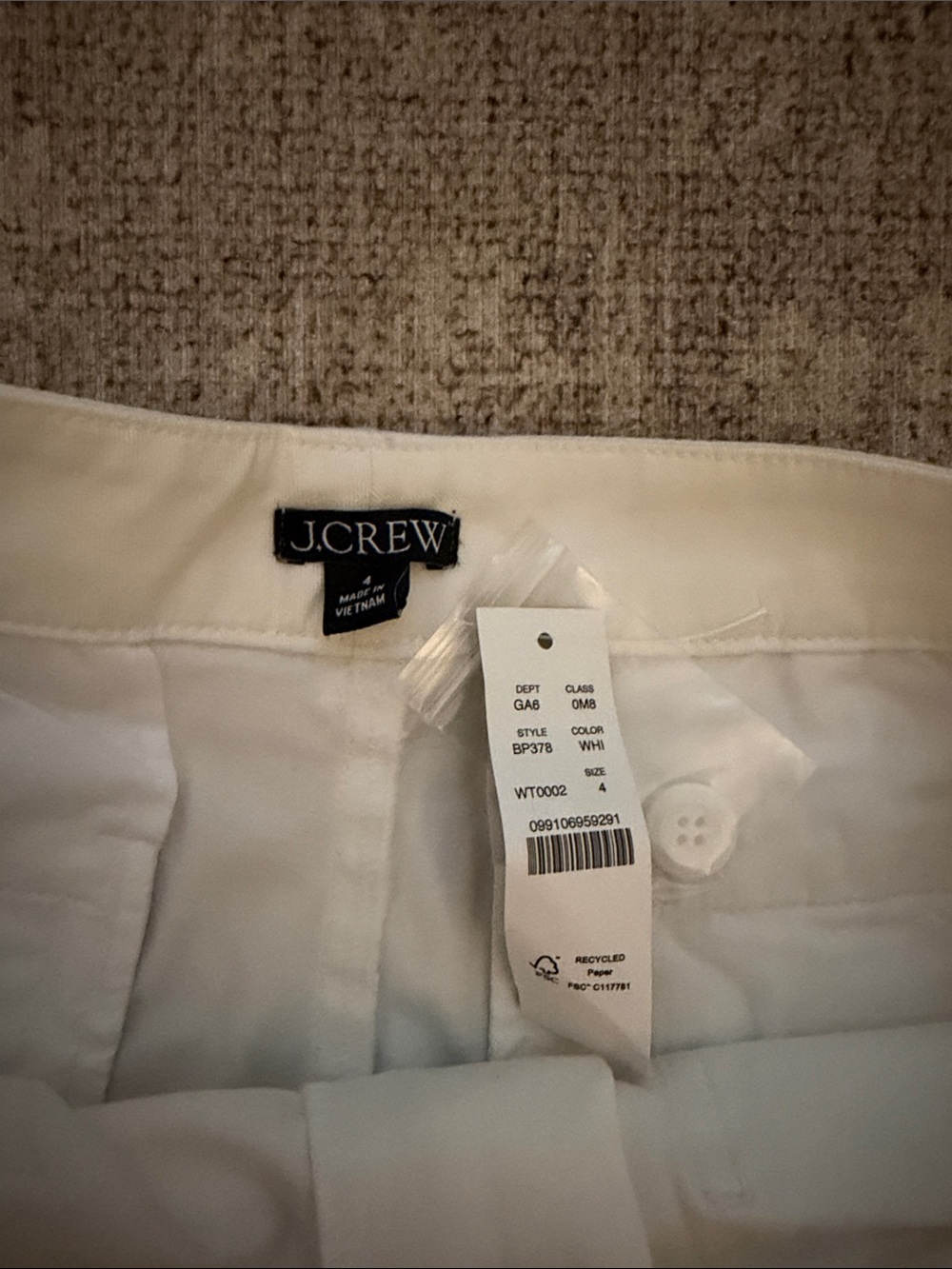 NWT J.crew patch-pocket chino short - Picture 4 of 5